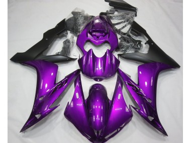 Gloss Purple & Black 2004-2006 Yamaha R1 Motorcycle Fairing