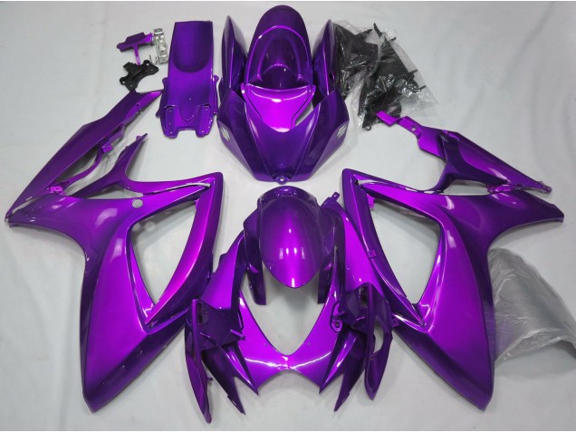 Gloss Purple Plain 2006-2007 Suzuki GSXR 600-750 Motorcycle Fairing Gloss Purple Plain 2006-2007 Suzuki GSXR 600-750 Motorcycle Fairing