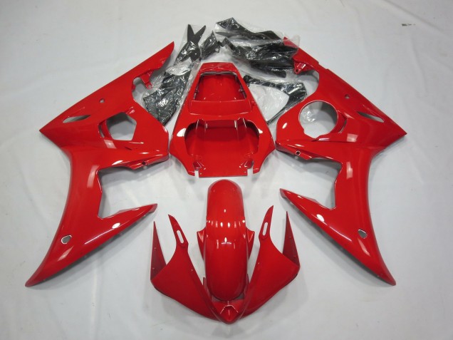 Gloss Red 2003-2004 Yamaha R6 Motorcycle Fairing Gloss Red 2003-2004 Yamaha R6 Motorcycle Fairing