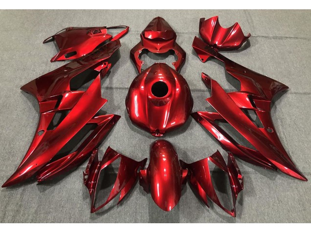 Gloss Red 2006-2007 Yamaha R6 Motorcycle Fairing Gloss Red 2006-2007 Yamaha R6 Motorcycle Fairing