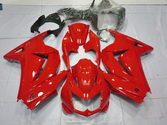 Gloss Red 2008-2012 Kawasaki Ninja 250 Motorcycle Fairing