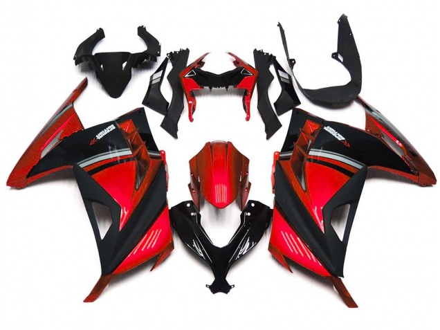 Gloss Red 2013-2018 Kawasaki Ninja 300 Motorcycle Fairing Gloss Red 2013-2018 Kawasaki Ninja 300 Motorcycle Fairing