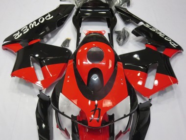 Gloss Red Power 2003-2004 Honda CBR600RR Motorcycle Fairing
