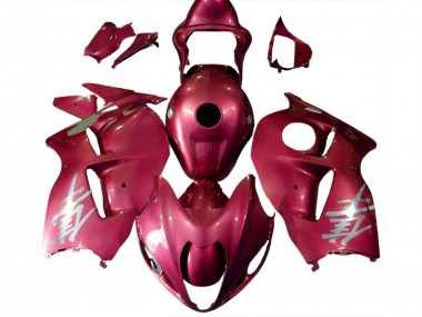 Gloss Red & Silver Logo 1997-2007 Suzuki GSXR 1300 Hayabusa Motorcycle Fairing