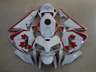 Gloss White Canada 2005-2006 Honda CBR600RR Motorcycle Fairing