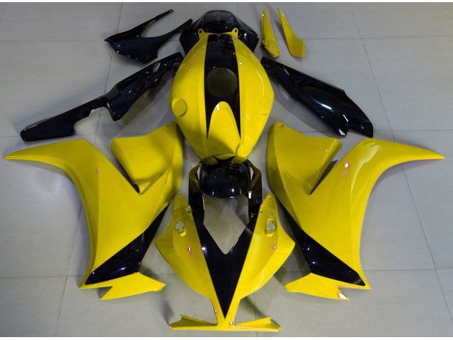 Gloss Yellow and Black 2012-2016 Honda CBR1000RR Motorcycle Fairing Gloss Yellow and Black 2012-2016 Honda CBR1000RR Motorcycle Fairing