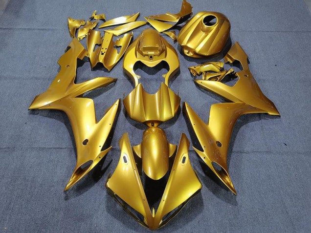 Gold 2004-2006 Yamaha R1 Motorcycle Fairing Gold 2004-2006 Yamaha R1 Motorcycle Fairing