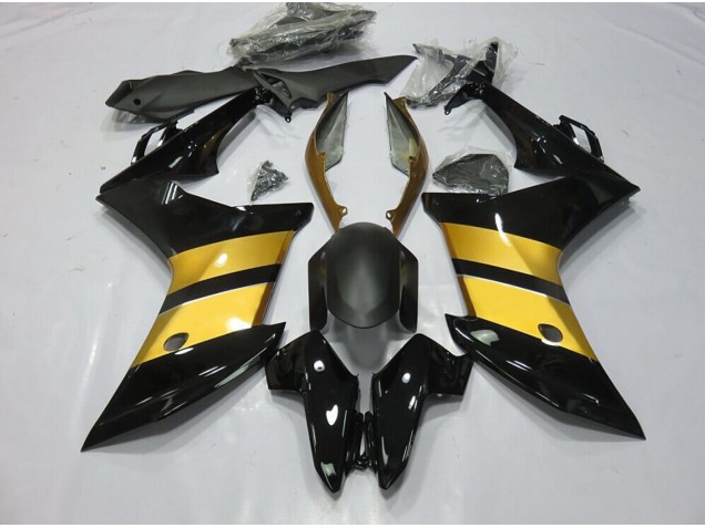 Gold Black CBR Design 2011-2012 Honda CBR600F Motorcycle Fairing Gold Black CBR Design 2011-2012 Honda CBR600F Motorcycle Fairing