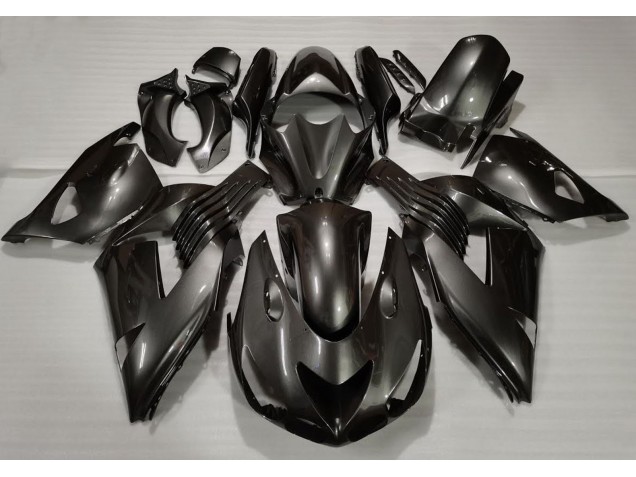 Graphite 2006-2011 Kawasaki ZX14R Motorcycle Fairing