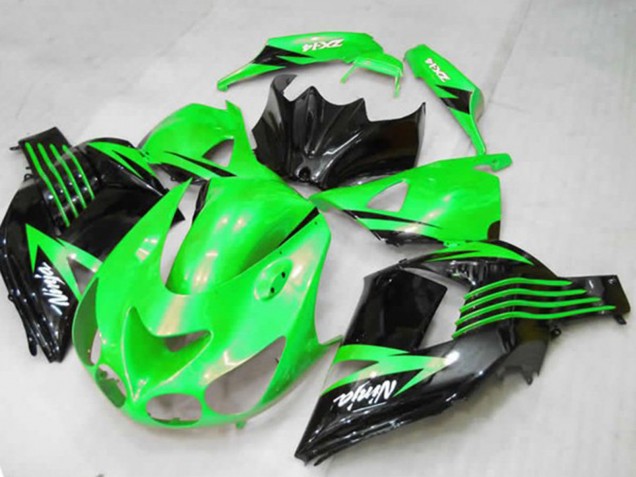Green 2012-2021 Kawasaki ZX14R Motorcycle Fairing Green 2012-2021 Kawasaki ZX14R Motorcycle Fairing