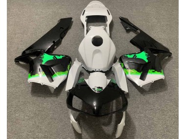 Green Splatter 2003-2004 Honda CBR600RR Motorcycle Fairing