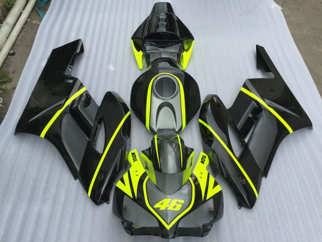 Grey Black and High Viz 2004-2005 Honda CBR1000RR Motorcycle Fairing Grey Black and High Viz 2004-2005 Honda CBR1000RR Motorcycle Fairing
