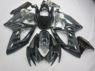 Grey Flame 2006-2007 Suzuki GSXR 600-750 Motorcycle Fairing