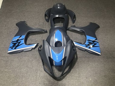 Grey & Sky Blue 2008-2020 Suzuki GSXR 1300 Hayabusa Motorcycle Fairing