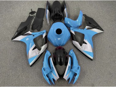 Light Blue Design 2006-2007 Suzuki GSXR 600-750 Motorcycle Fairing