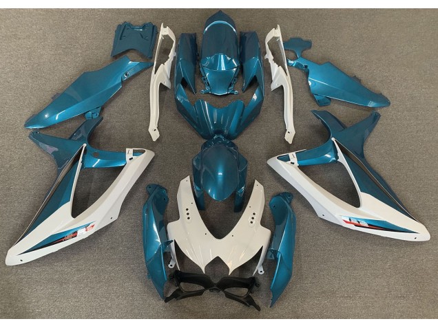 Light Blue OEM Style 2008-2010 Suzuki GSXR 600-750 Motorcycle Fairing Light Blue OEM Style 2008-2010 Suzuki GSXR 600-750 Motorcycle Fairing