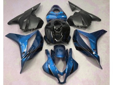 Light Blue with Black 2009-2012 Honda CBR600RR Motorcycle Fairing