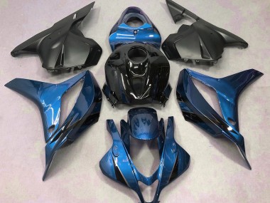 Light Blue with Black 2009-2012 Honda CBR600RR Motorcycle Fairing