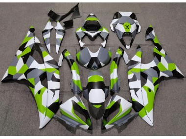 Light Green Camo Plain 2008-2016 Yamaha R6 Motorcycle Fairing