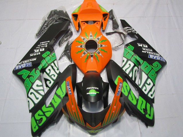 Lime Rossi Matte 2004-2005 Honda CBR1000RR Motorcycle Fairing Lime Rossi Matte 2004-2005 Honda CBR1000RR Motorcycle Fairing