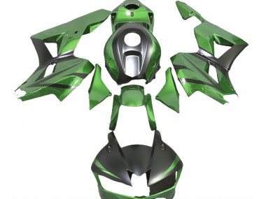 Lizard Green and Matte Black 2013-2023 Honda CBR600RR Motorcycle Fairing