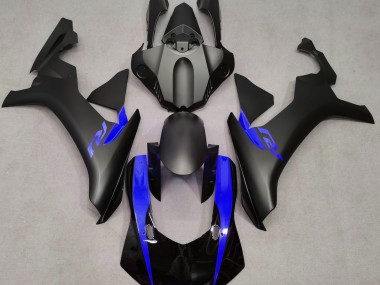 Matte Black & Blue 2015-2019 Yamaha R1 Motorcycle Fairing