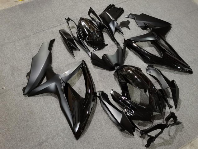 Matte Black 2008-2010 Suzuki GSXR 600-750 Motorcycle Fairing Matte Black 2008-2010 Suzuki GSXR 600-750 Motorcycle Fairing