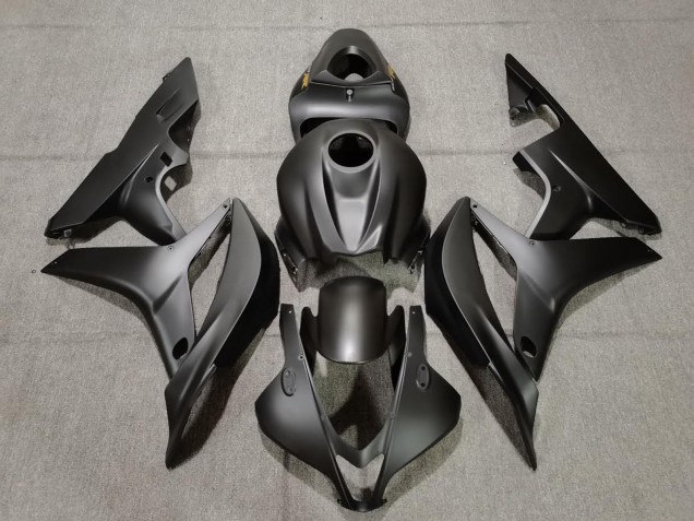 Matte Black 2007-2008 Honda CBR600RR Motorcycle Fairing