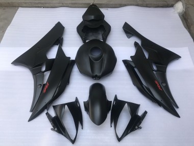 Matte Black Plain 2006-2007 Yamaha R6 Motorcycle Fairing