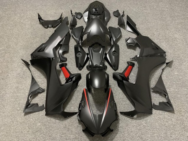 Matte Black & Red 2017-2023 Honda CBR1000RR Motorcycle Fairing Matte Black & Red 2017-2023 Honda CBR1000RR Motorcycle Fairing