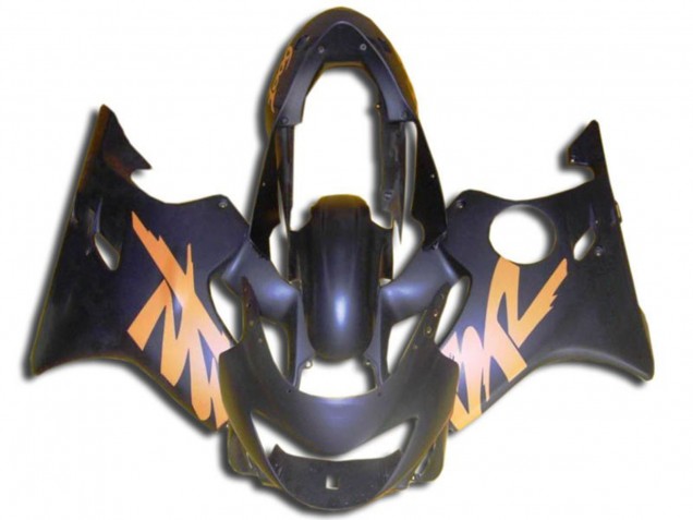 Matte Black and Orange 1999-2000 Honda CBR600 F4 Motorcycle Fairing Matte Black and Orange 1999-2000 Honda CBR600 F4 Motorcycle Fairing