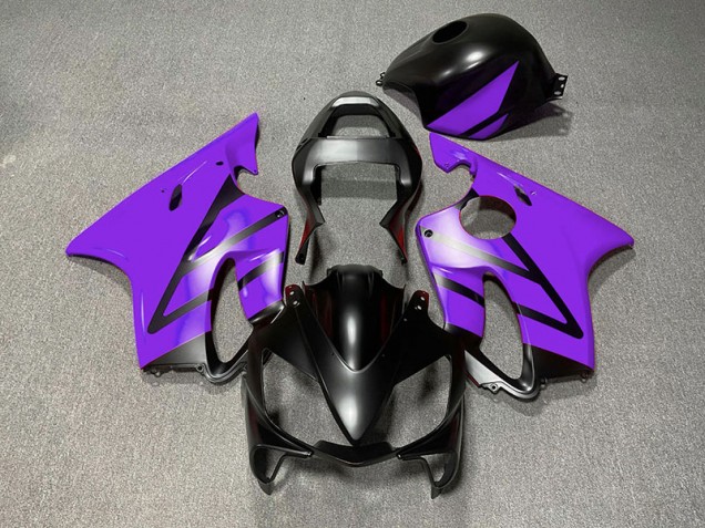 Matte Black and Purple 2001-2003 Honda CBR600 F4i Motorcycle Fairing Matte Black and Purple 2001-2003 Honda CBR600 F4i Motorcycle Fairing