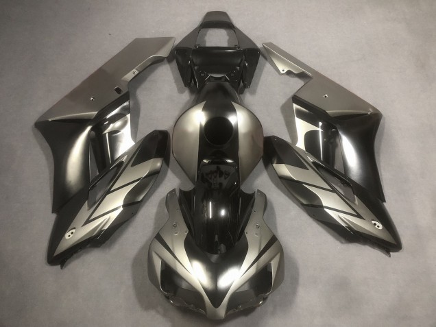 Matte Grey and Black 2004-2005 Honda CBR1000RR Motorcycle Fairing Matte Grey and Black 2004-2005 Honda CBR1000RR Motorcycle Fairing