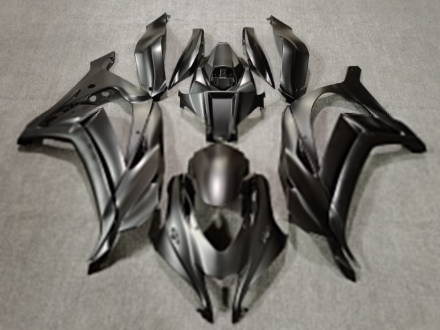 Matte Metal Silver 2016-2019 Kawasaki ZX10R Motorcycle Fairing Matte Metal Silver 2016-2019 Kawasaki ZX10R Motorcycle Fairing