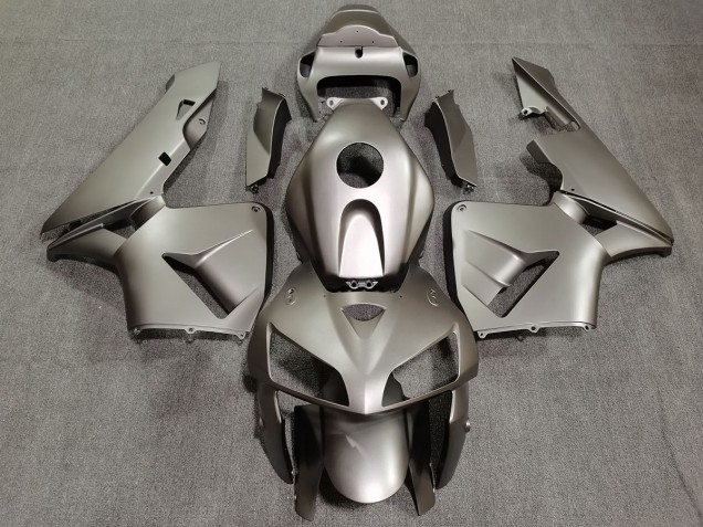 Matte Silver 2005-2006 Honda CBR600RR Motorcycle Fairing Matte Silver 2005-2006 Honda CBR600RR Motorcycle Fairing