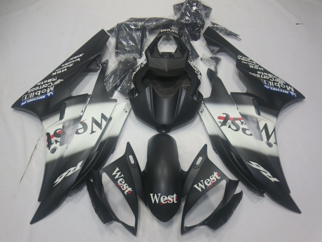 Matte West 2006-2007 Yamaha R6 Motorcycle Fairing Matte West 2006-2007 Yamaha R6 Motorcycle Fairing