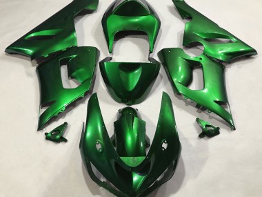 Metallic Green 2005-2006 Kawasaki ZX6R Motorcycle Fairing