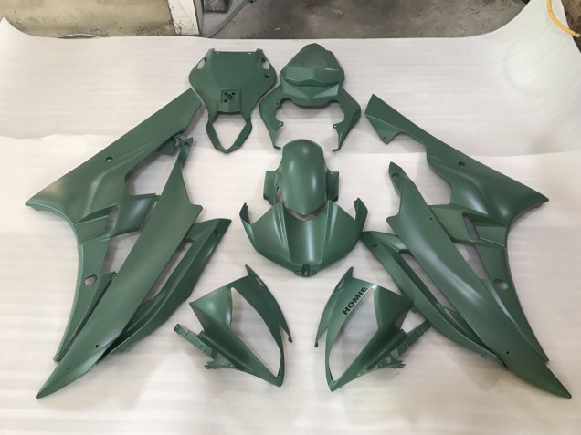 Military Green 2006-2007 Yamaha R6 Motorcycle Fairing Military Green 2006-2007 Yamaha R6 Motorcycle Fairing