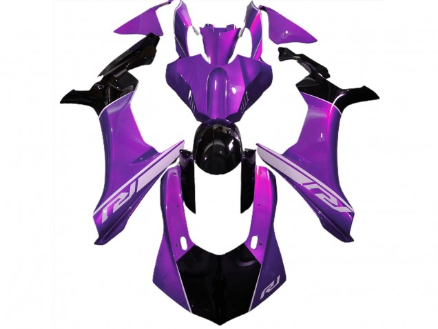 Mood Purple and Black 2015-2019 Yamaha R1 Motorcycle Fairing Mood Purple and Black 2015-2019 Yamaha R1 Motorcycle Fairing