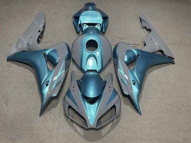 Nardo Grey and Light Blue 2006-2007 Honda CBR1000RR Motorcycle Fairing