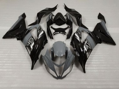 Nardo and Black 2013-2018 Kawasaki ZX6R Motorcycle Fairing
