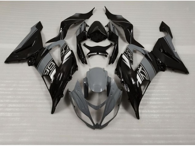 Nardo and Black 2013-2018 Kawasaki ZX6R Motorcycle Fairing Nardo and Black 2013-2018 Kawasaki ZX6R Motorcycle Fairing