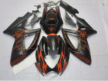 Orange Matte 2006-2007 Suzuki GSXR 600-750 Motorcycle Fairing