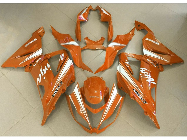Orange Ninja 2013-2018 Kawasaki ZX6R Motorcycle Fairing Orange Ninja 2013-2018 Kawasaki ZX6R Motorcycle Fairing