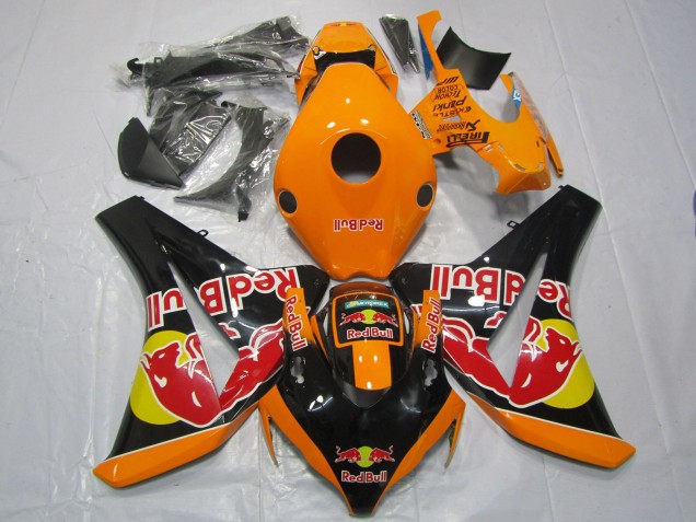 Orange RedBull 2008-2011 Honda CBR1000RR Motorcycle Fairing Orange RedBull 2008-2011 Honda CBR1000RR Motorcycle Fairing
