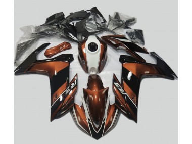 Orange and Gloss Black 2015-2018 Yamaha R3 Motorcycle Fairing
