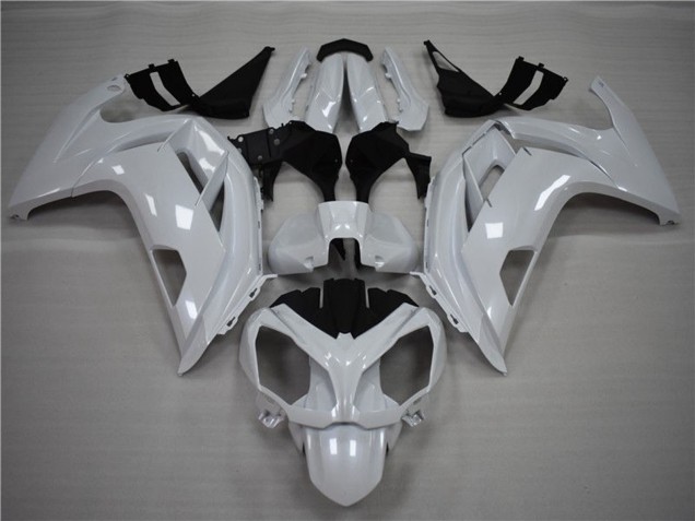Pearl White 2012-2016 Kawasaki Ninja 650R Motorcycle Fairing Pearl White 2012-2016 Kawasaki Ninja 650R Motorcycle Fairing