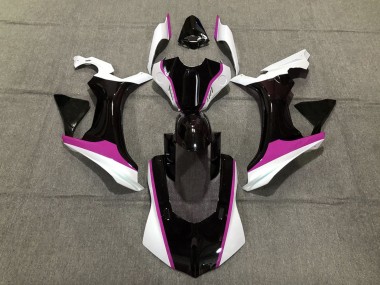 Pink Black and White 2015-2019 Yamaha R1 Motorcycle Fairing