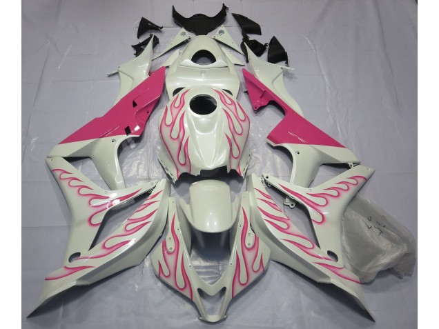 Pink Flame 2007-2008 Honda CBR600RR Motorcycle Fairing Pink Flame 2007-2008 Honda CBR600RR Motorcycle Fairing