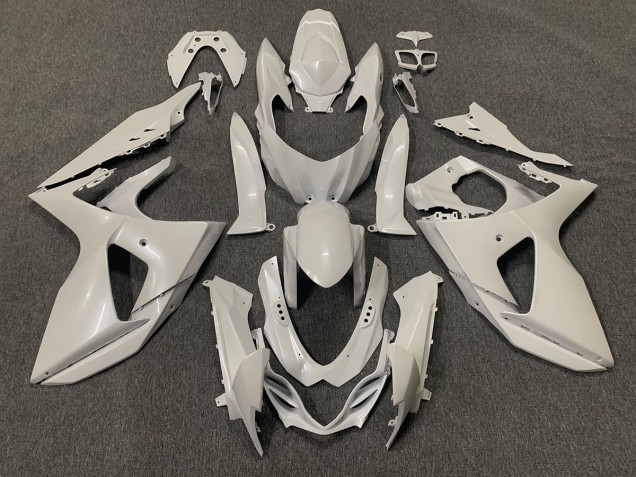 Plain Gloss White 2009-2016 Suzuki GSXR 1000 Motorcycle Fairing Plain Gloss White 2009-2016 Suzuki GSXR 1000 Motorcycle Fairing